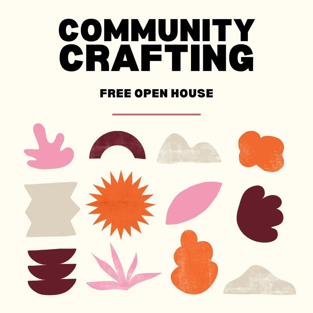 free open house for crafters - community crafting