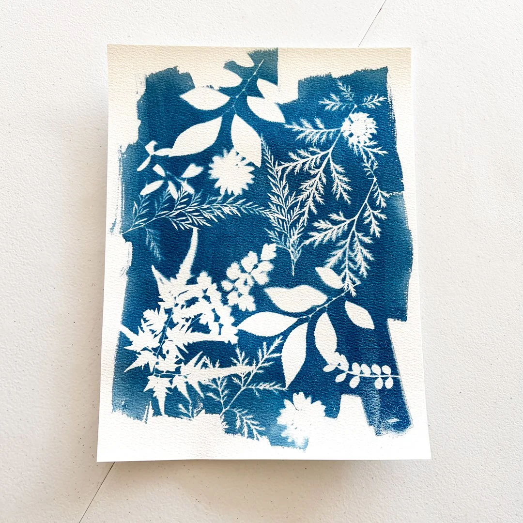 Cyanotype Sun Printing