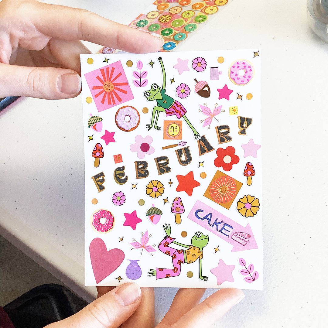 Sticker Journaling at Community Crafting