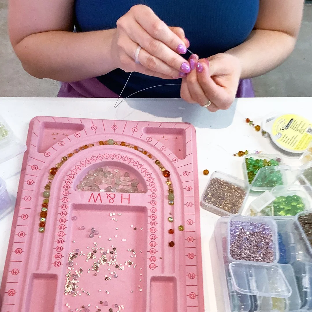 Beading at Crafting Event