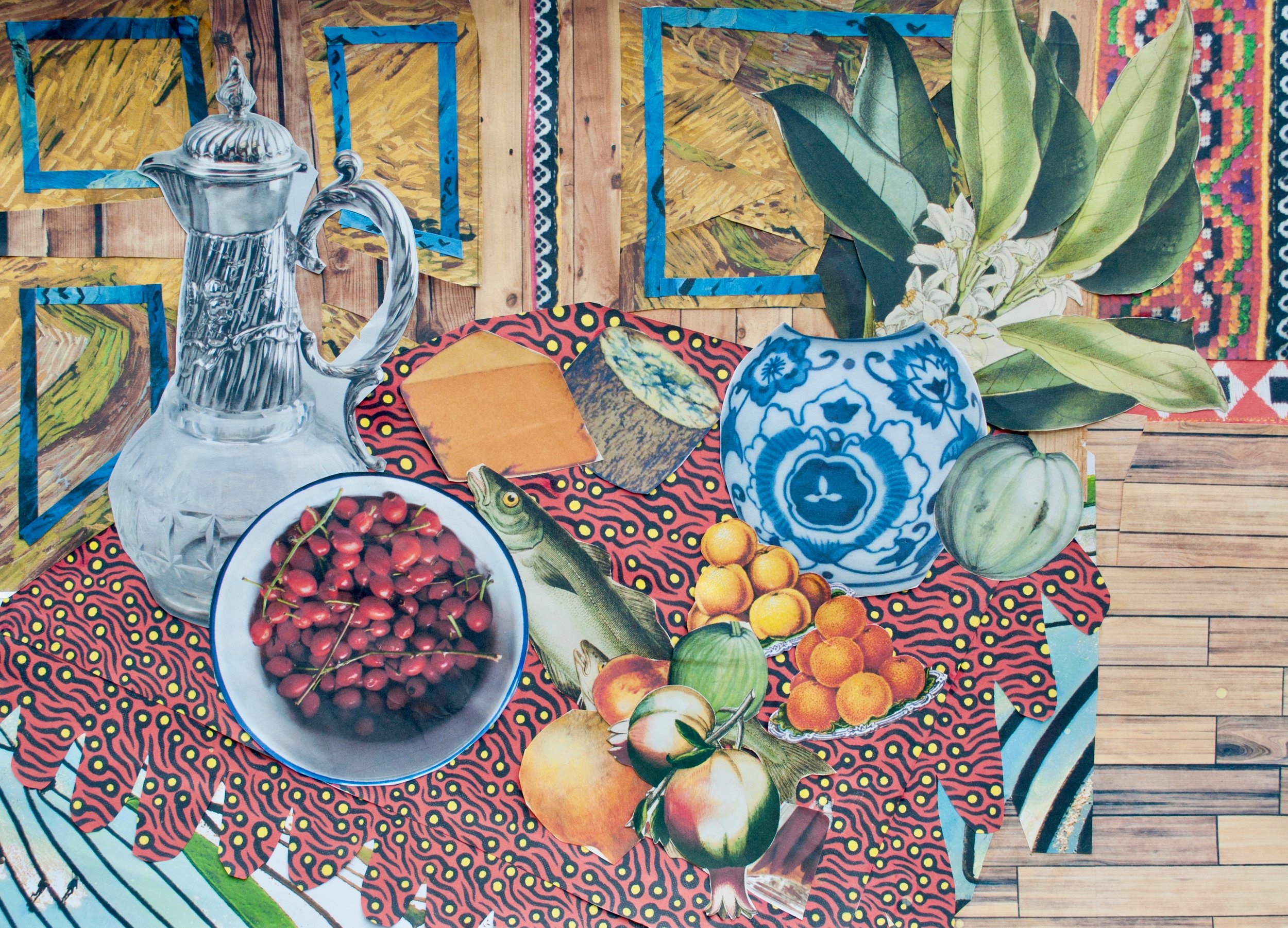 Trung - Still Life after Henri Matisse's Still Life (Pineapples, Lemons).jpg