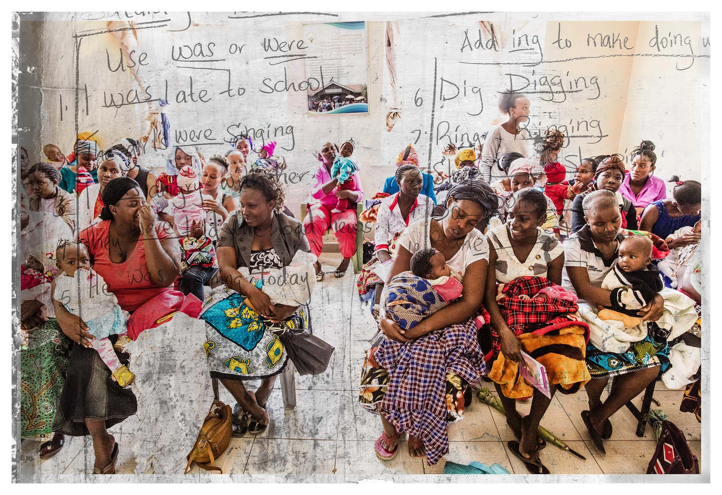 It costs about $850,000 a year to run the Ruben Centre in Nairobi's infamous Mukuru slum. This money goes to running a primary school, (2,700 children with 60 teachers, all fed daily), a medical centre, (85,000 treatments a year), a vocational training centre, a special needs unit, a radio station, a sustainable urban market garden and so much more. On Wednesday 16th May one of Ruben's greatest supporters, The 500 Supporters' Group, will hold its annual lunch at the MCG. Its great to be asked to donate a print of an image I made in the maternity clinic last year. Hopefully Melbourne's business community will be tempted to bid big and often!