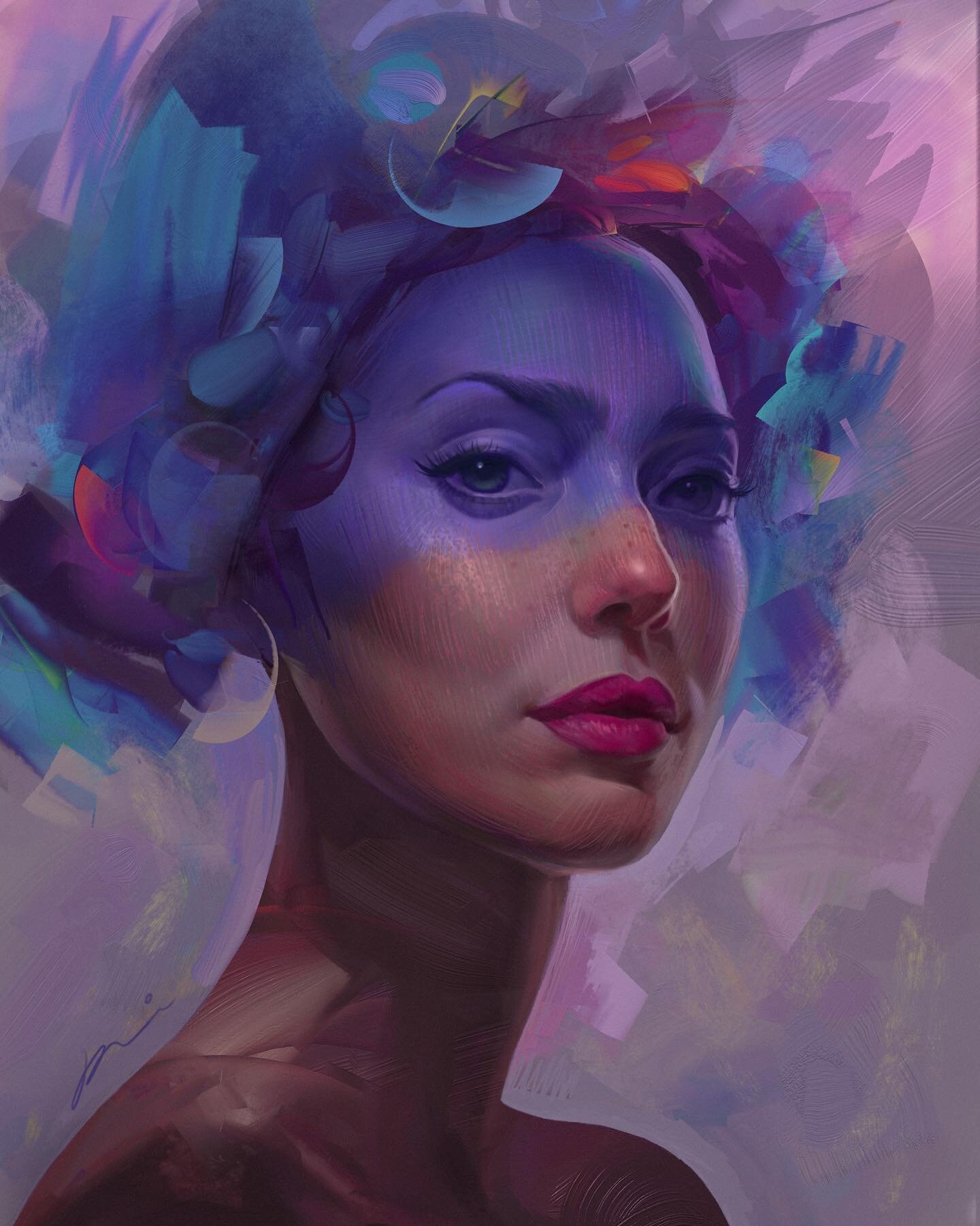 I&rsquo;m happy to announce that my painting &ldquo;Blue Spring&rdquo; is a featured workshop in the first edition of Imagine FX 2022 magazine! In it I detail how to craft a professional illustration from thumbnail pre-visualizations to final polishe