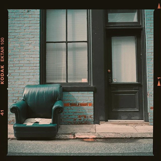 I have a secret love of #abandonedfurniture and #ektar100 &mdash;&mdash;&mdash;&mdash;&mdash;&mdash;&mdash;&mdash;&mdash;&mdash;&mdash;&mdash;&mdash; #shootfilmstaybroke #film #filmisnotdead #120 #6x6 #hasselblad #green