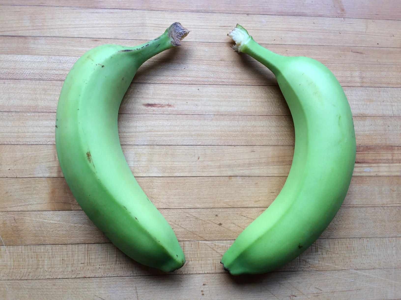 Bananas before aging