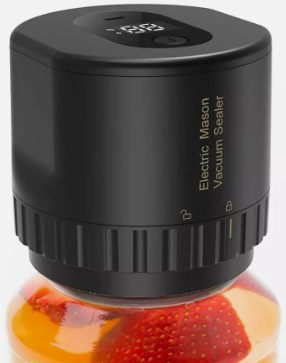 Electric mason jar vacuum sealer