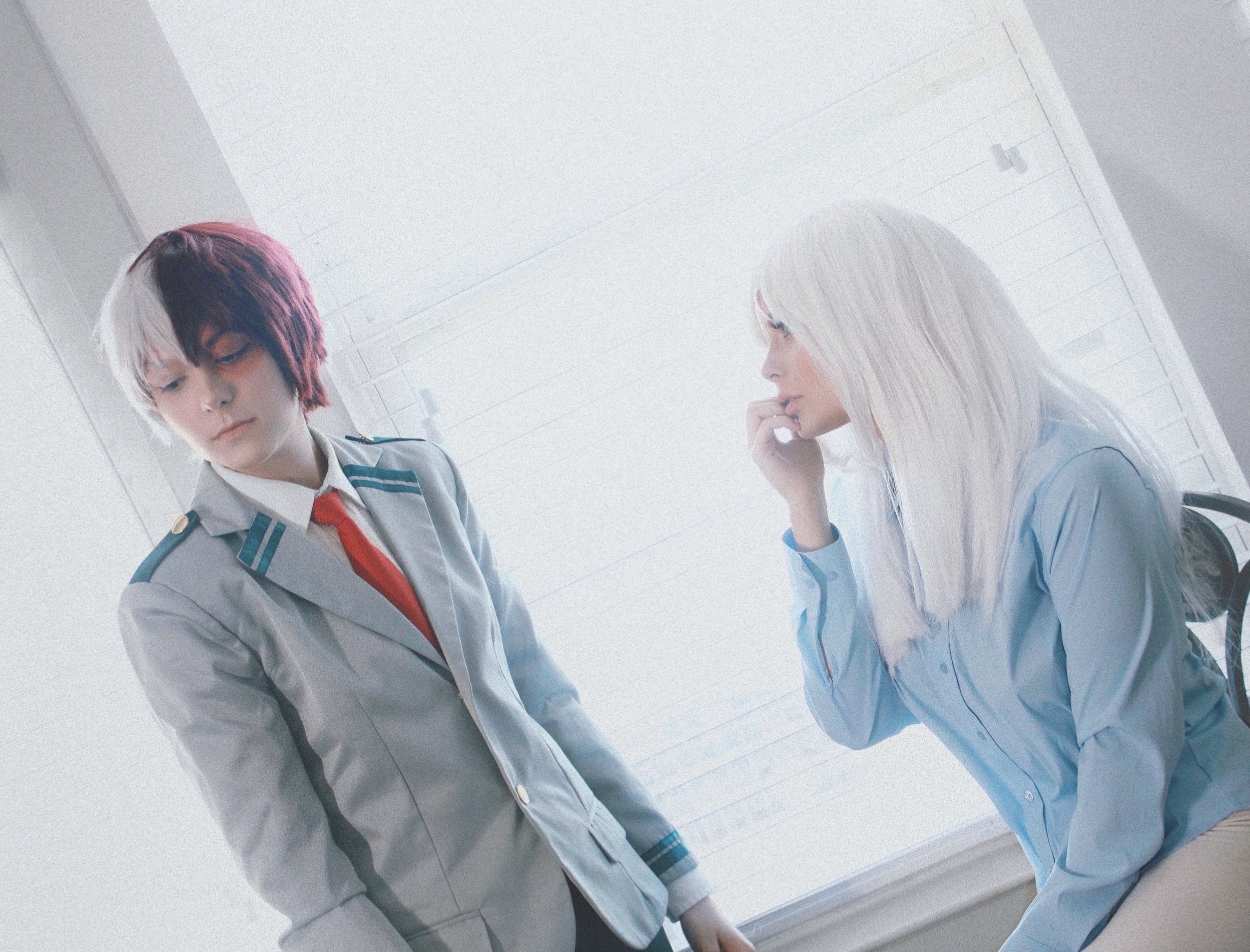 Rei Todoroki & Shoto Todoroki from Boku No Hero Academia Rei Todoroki : Hayley Rudolph Shoto Todoroki : @svattii