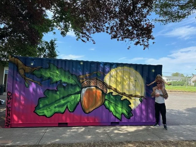 Oaklands container mural 