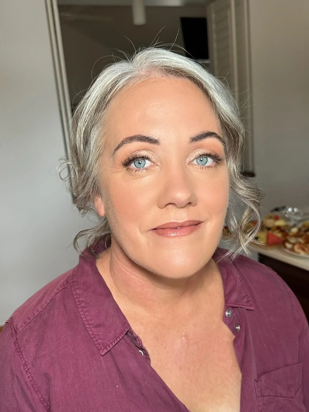 Bridal makeup, natural beauty enhanced, is all that is needed