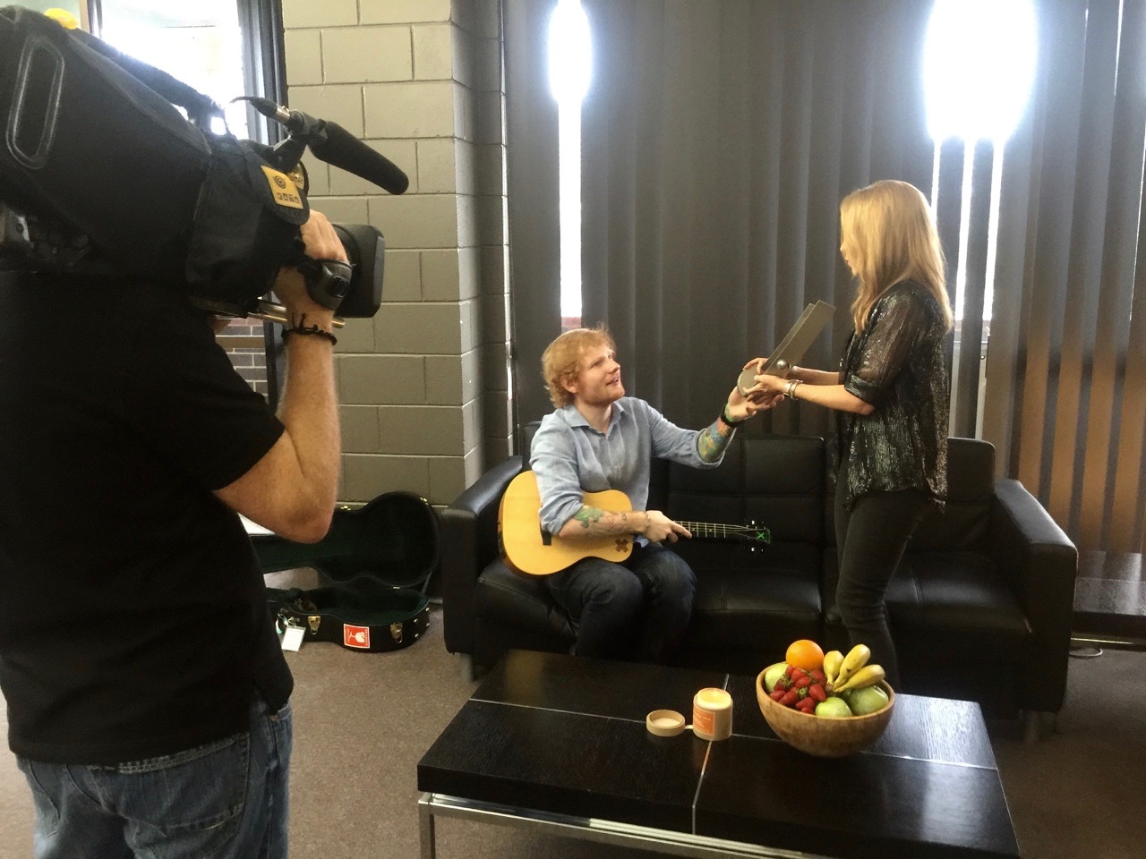 Ed Sheeran and Kylie Minogue shoot&nbsp; 
