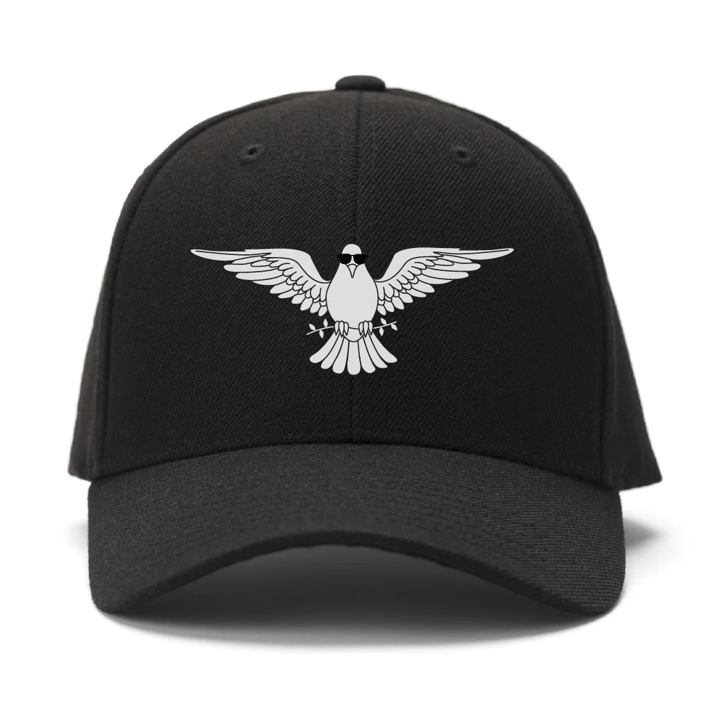 Black Embroidered Cap