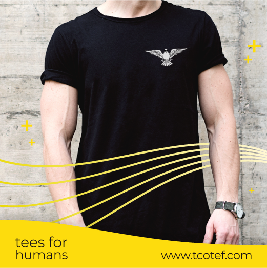 Fantastic Black Embroidered TCOTEF Tee