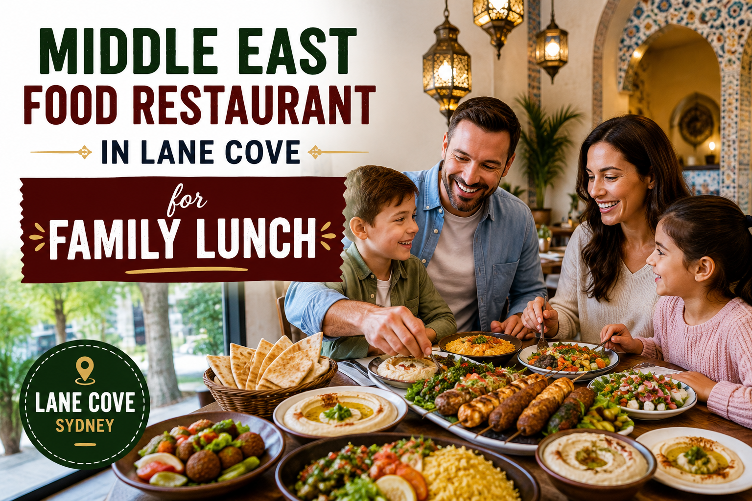 Middle East Food Restaurant in Lane Cove for Family Lunch