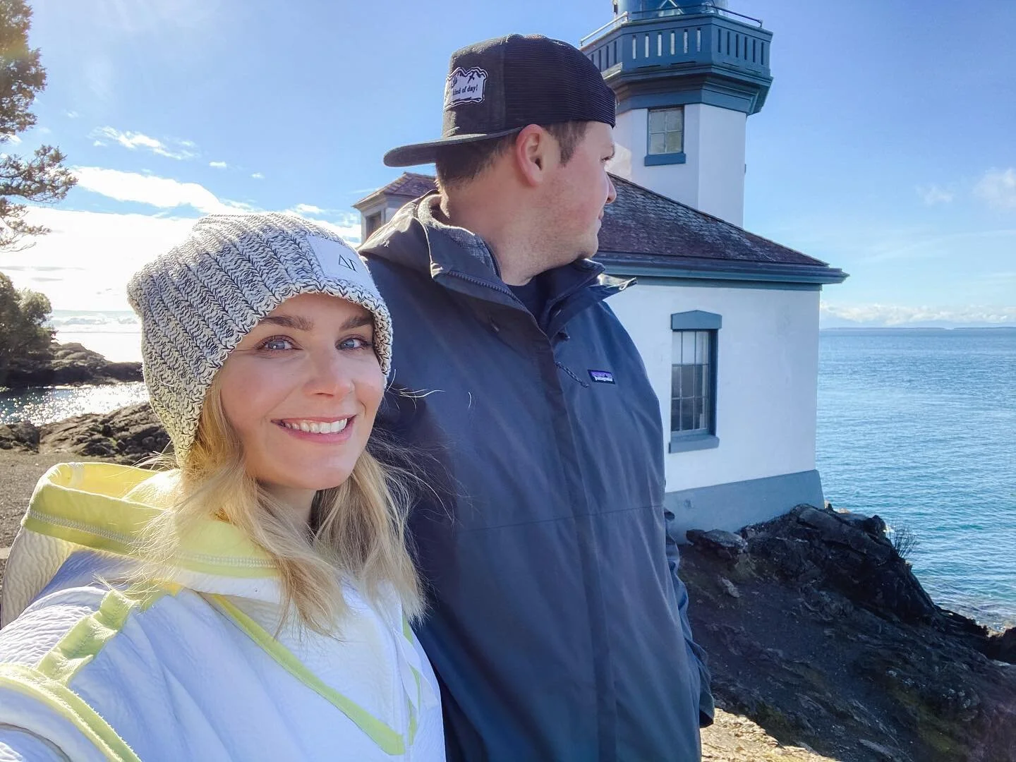 Highly recommend mixing business with pleasure 😏

And, if you know @rpopa2, you know he&rsquo;s always on the lookout for wildlife. I was the first to spot a baby sea lion right after this, though, so 💁🏼&zwj;♀️ #sanjuanisland #limekiln