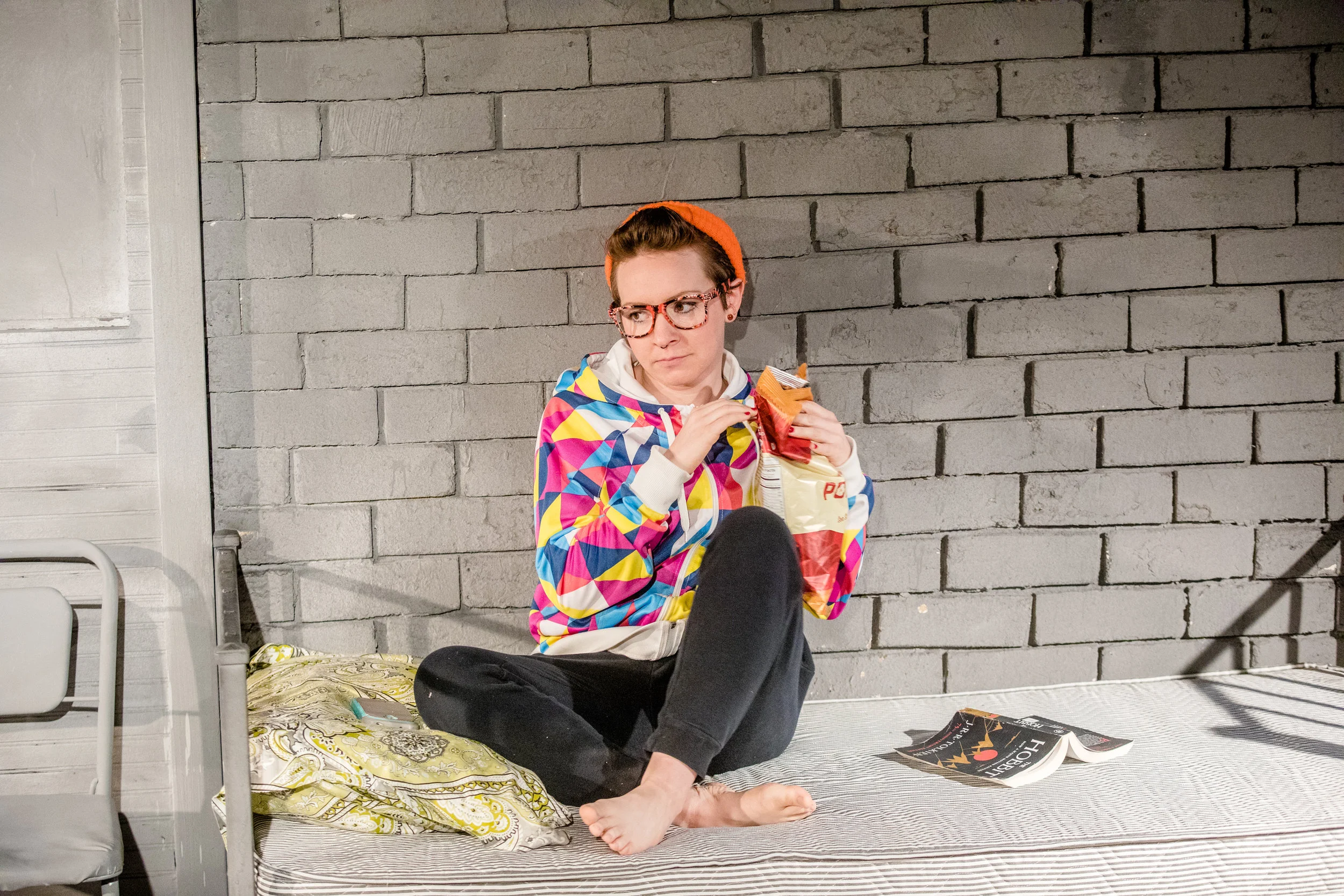 local clown and circus performer, Glenna Broderick