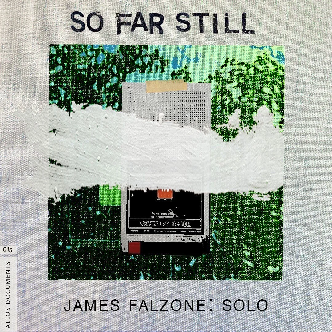 Recently designed this cover for @james.falzone and his new solo recording. Super proud of this one and really enjoyed collaborating with James. He described the project as a document which really spoke to me. When I look at this I hear tape his and 