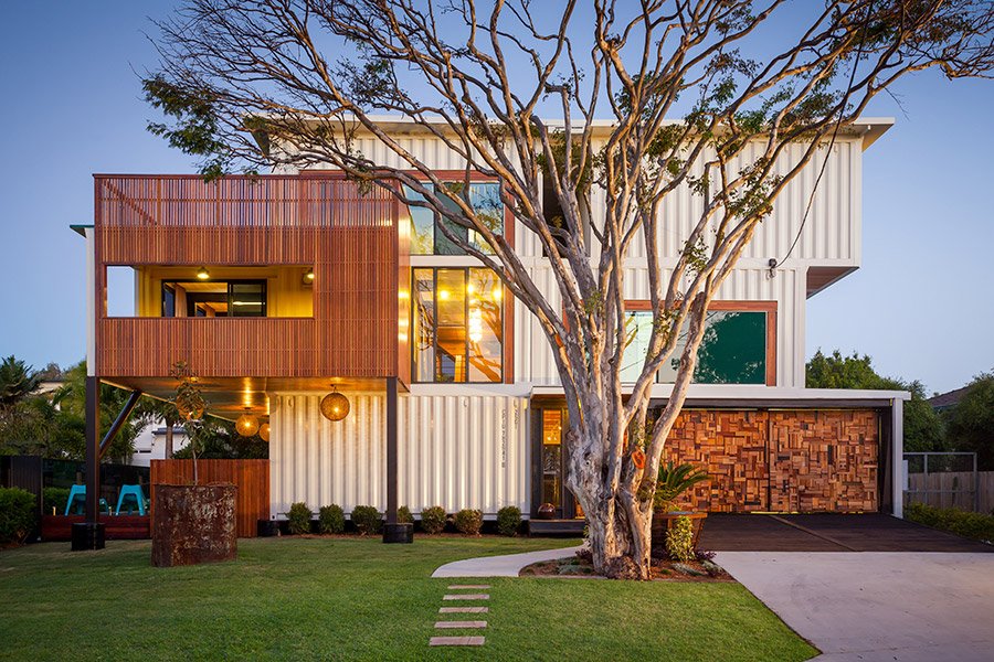 JAORA ST SHIPPING CONTAINER HOUSE, BRISBANE