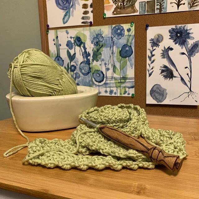 This is the beginning of a very special project. I&rsquo;m crocheting a blanket for my Mom! Over the years she has knit or crocheted blankets, hats, scarves, gloves, (you name it) for pretty much everyone she knows. Her handmade goodies are THE BEST,