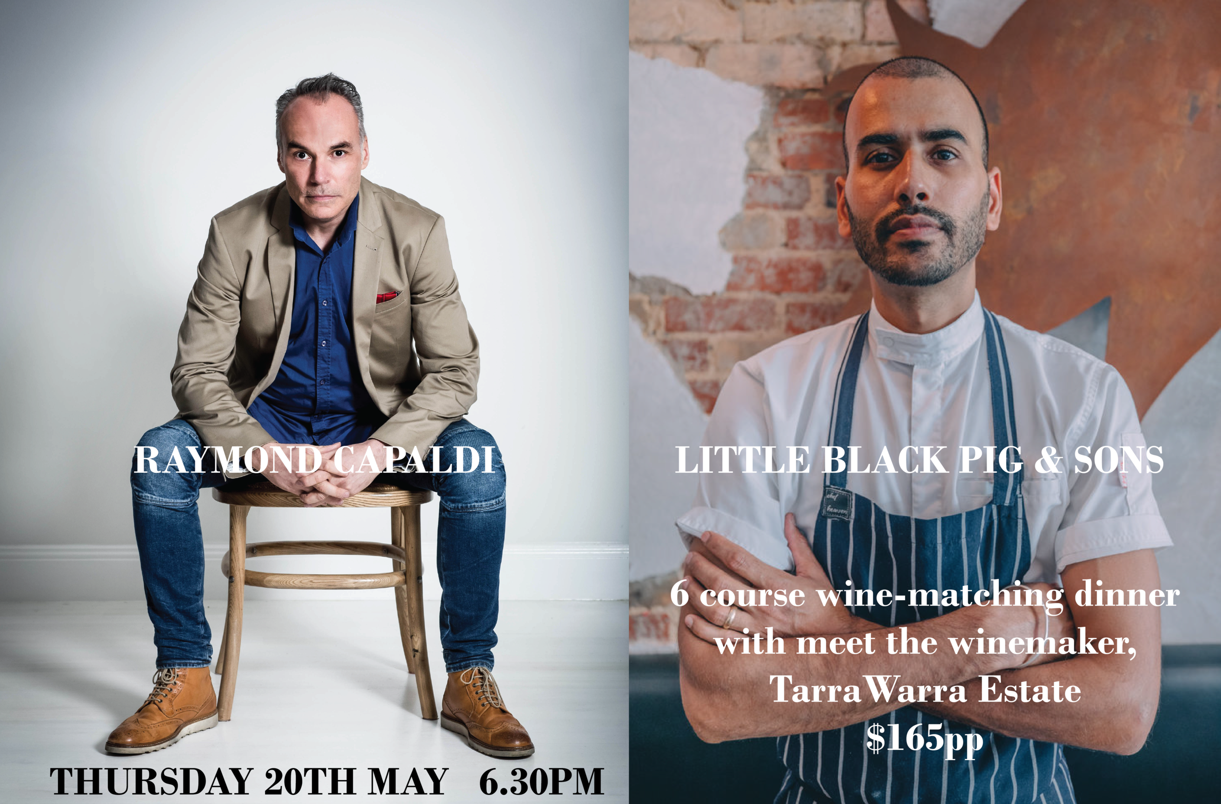 Guest-Chef Raymond Capaldi, TarraWarra Estate Wine-Matching Dinner