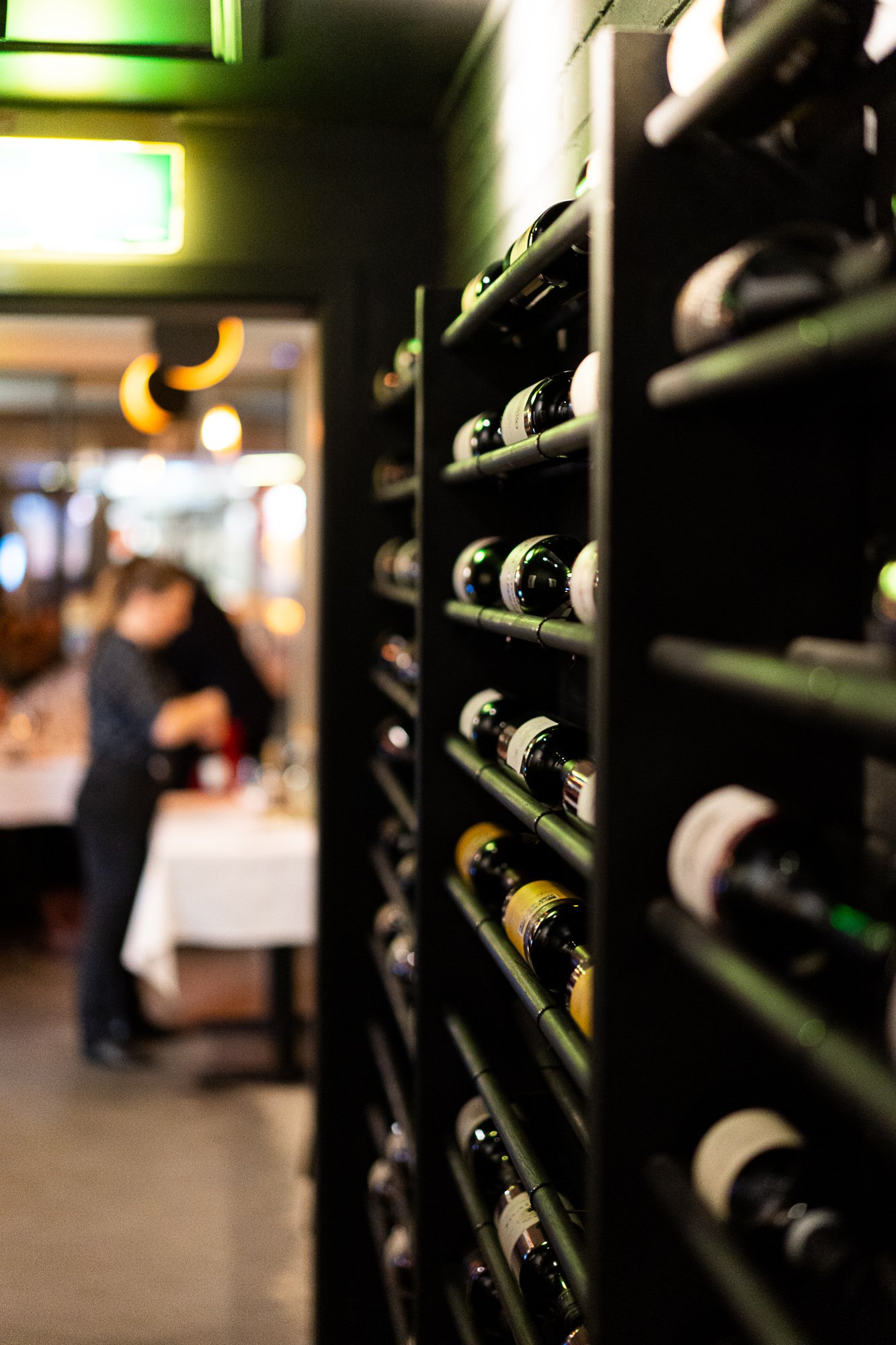 Wine racks at Little Black Pig & Sons in Heidelberg.jpg