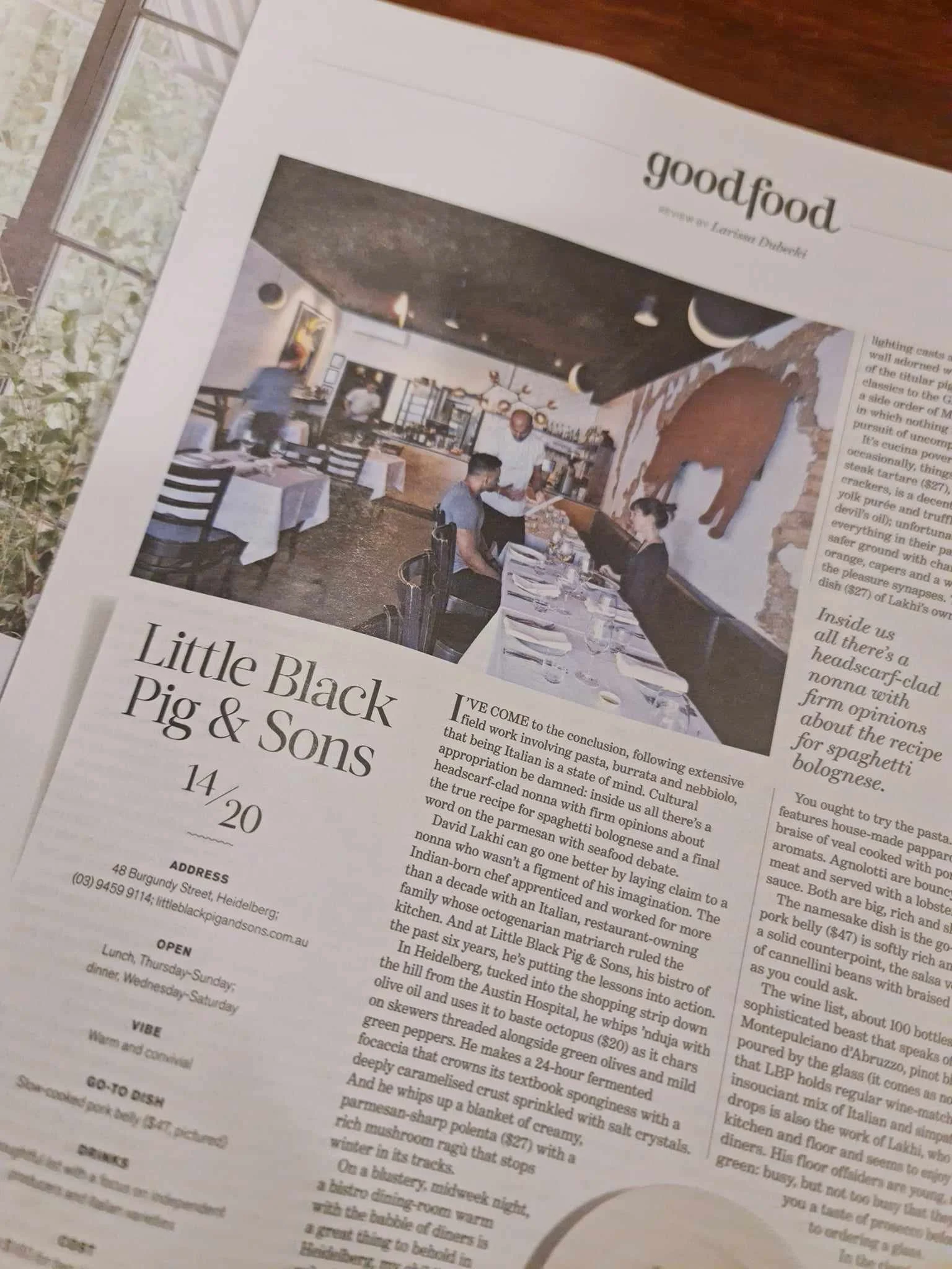 The Age Good Food