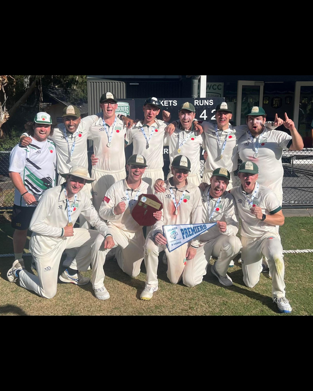 The North Eltham Wanderers are premiers of B Grade!