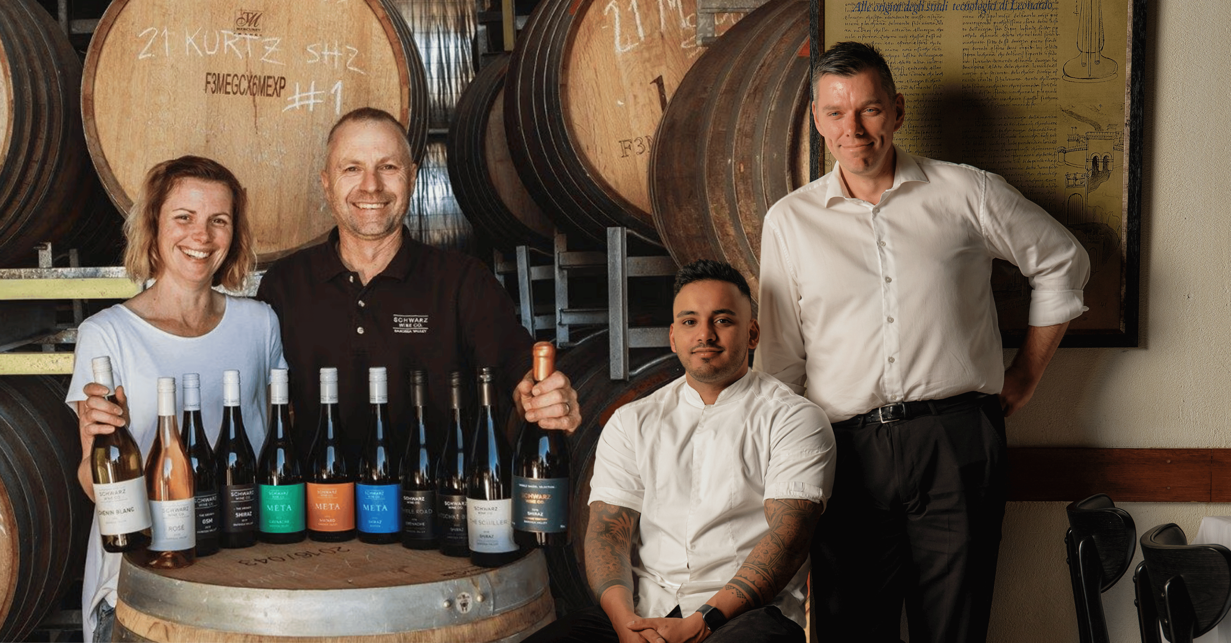 Schwarz Wine Dinner with winemaker Jason Schwarz