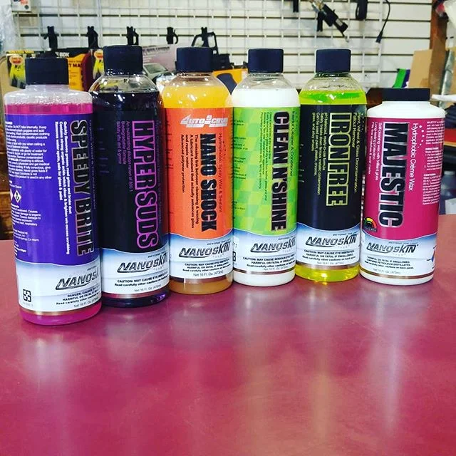 Nanoskin Inbound! Its here! Stocked up products at competitive prices. We now carry nanoskin chemicals, clay pads, and buffing pads!

#cars #detailing #sanbernardino #nanoskin #carwash #redlands #csbrite #meguiars #cardetailing #supplies #soap #polis