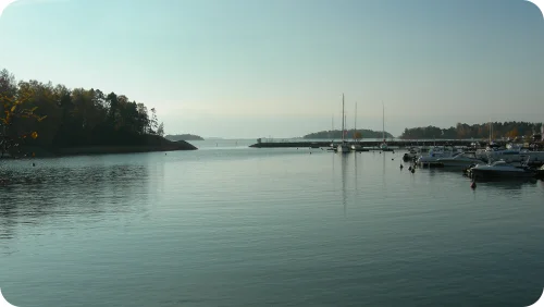 Suunnittelualueelta avautuva merinäköala.