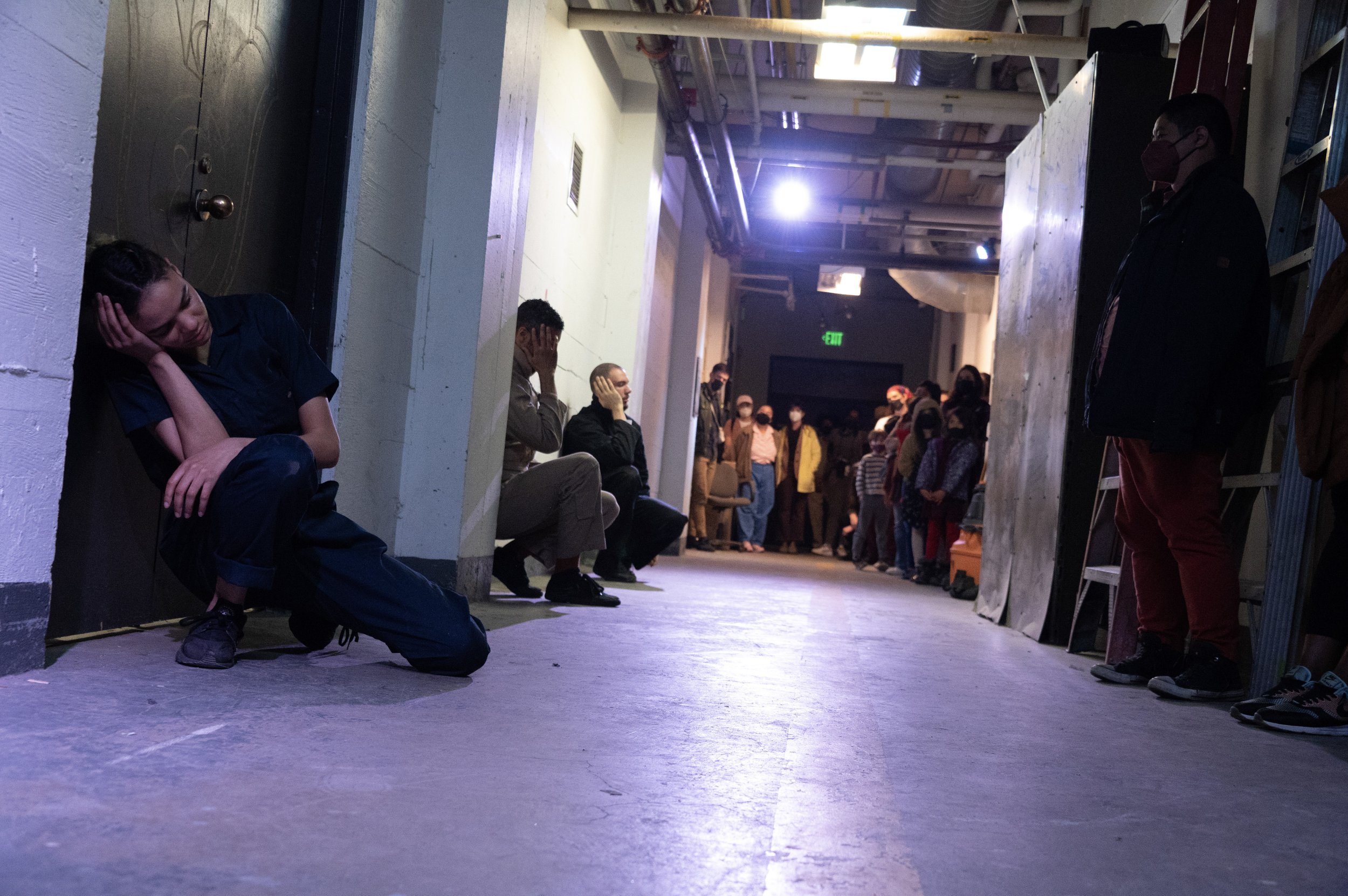 Cast of UN-[TITLED] with Audience | Photo by Bruce Tom