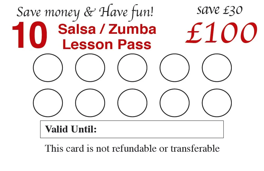 10 Lesson Zumba Pack For £120 (Save £30)