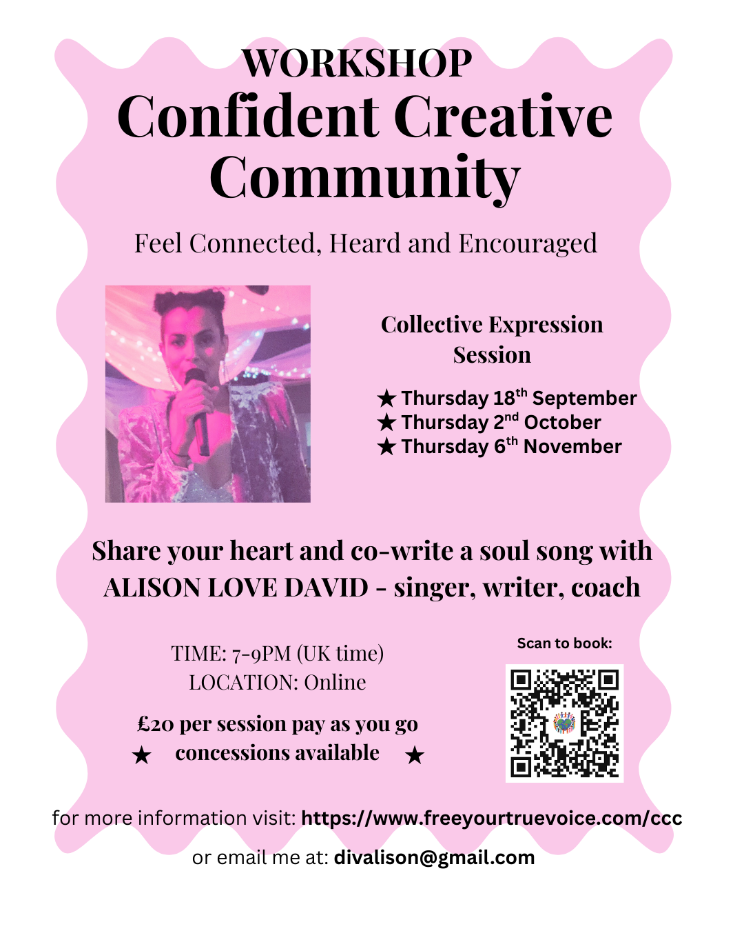 Confident Creative Community Workshop