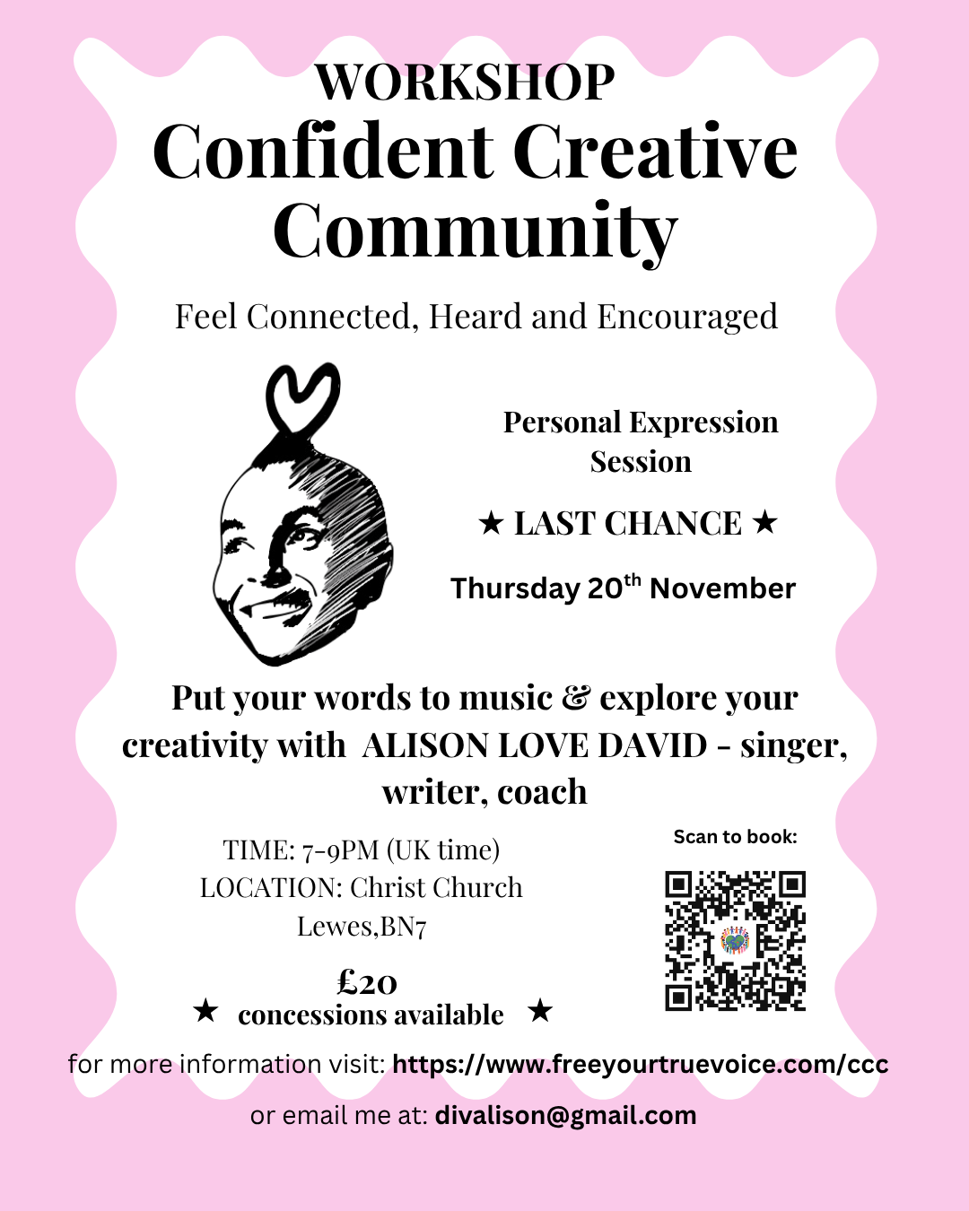 Confident Creative Community Workshop