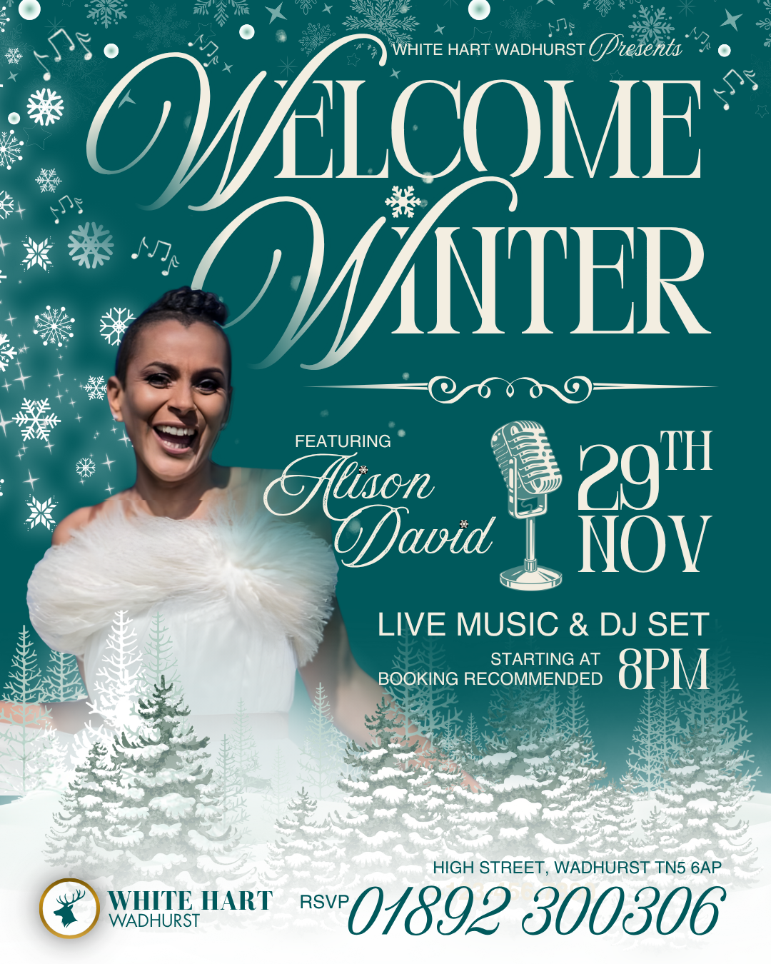 Welcome Winter Party @ White Hart, Wadhurst