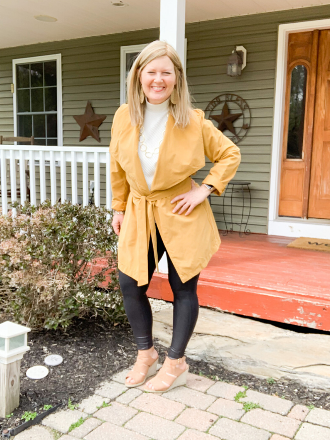 Styling Faux Leather Leggings for the Pear Shape — Tammy Hickey