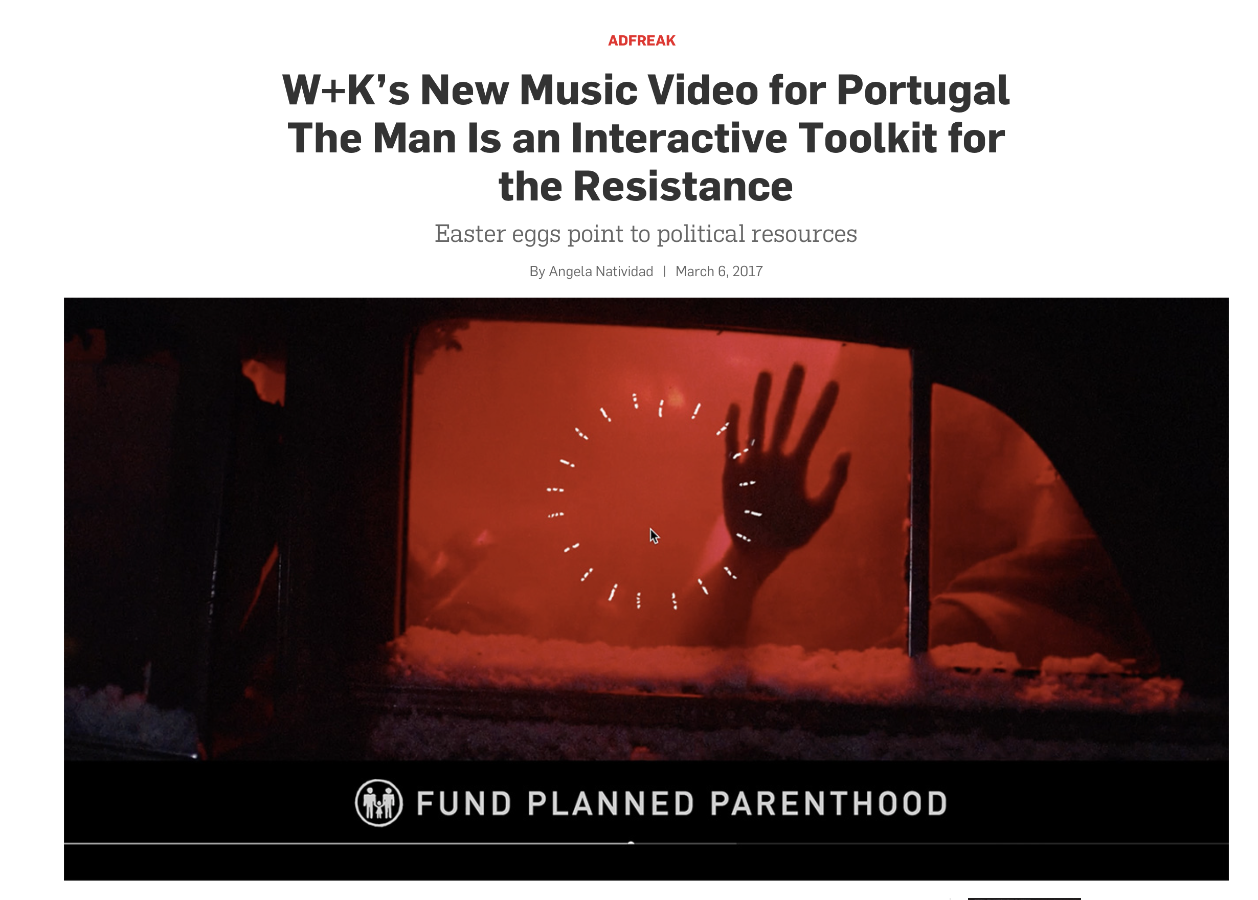   View Interactive Version – Wirewax  