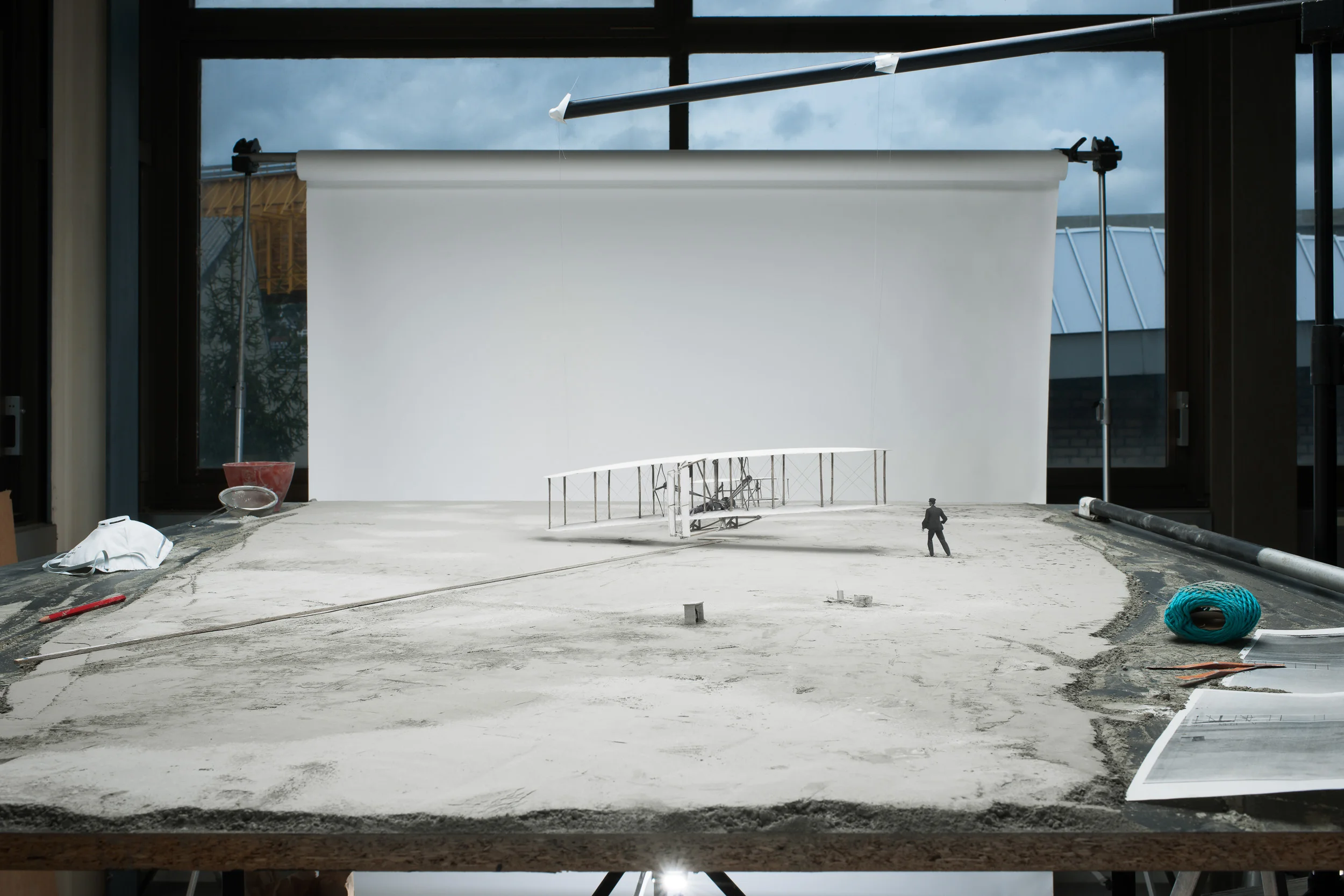 Making of „First Powered Flight of the Wright Brothers’ Flye