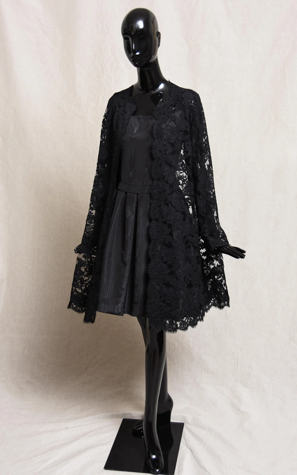 FRANKIE dress & DEMI lace coat