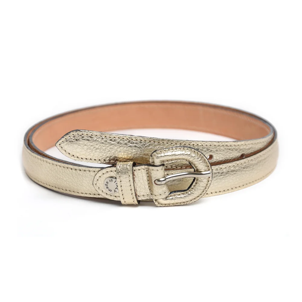 Narrow Belt in Gold