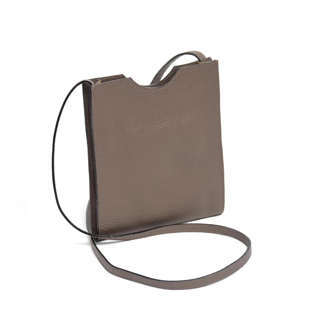 Small Cross Body Bag in Taupe