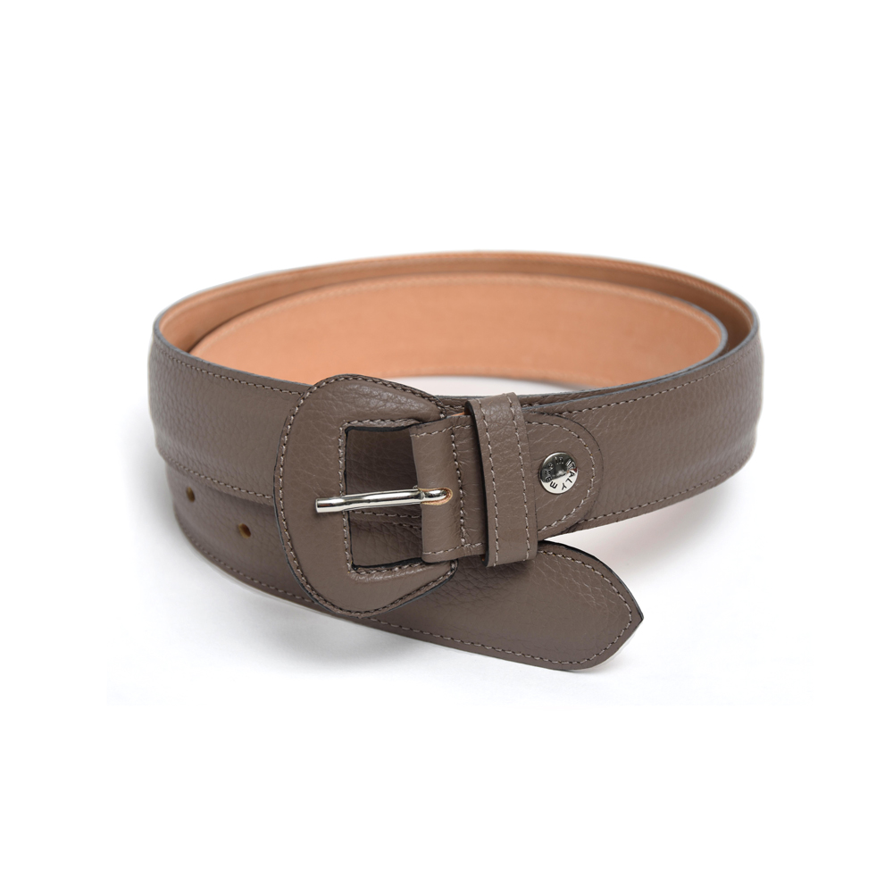 Wide Belt in Taupe