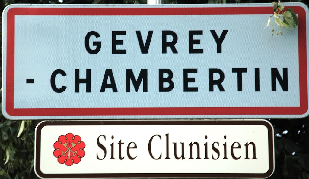 Sign for Gevrey-Chambertin