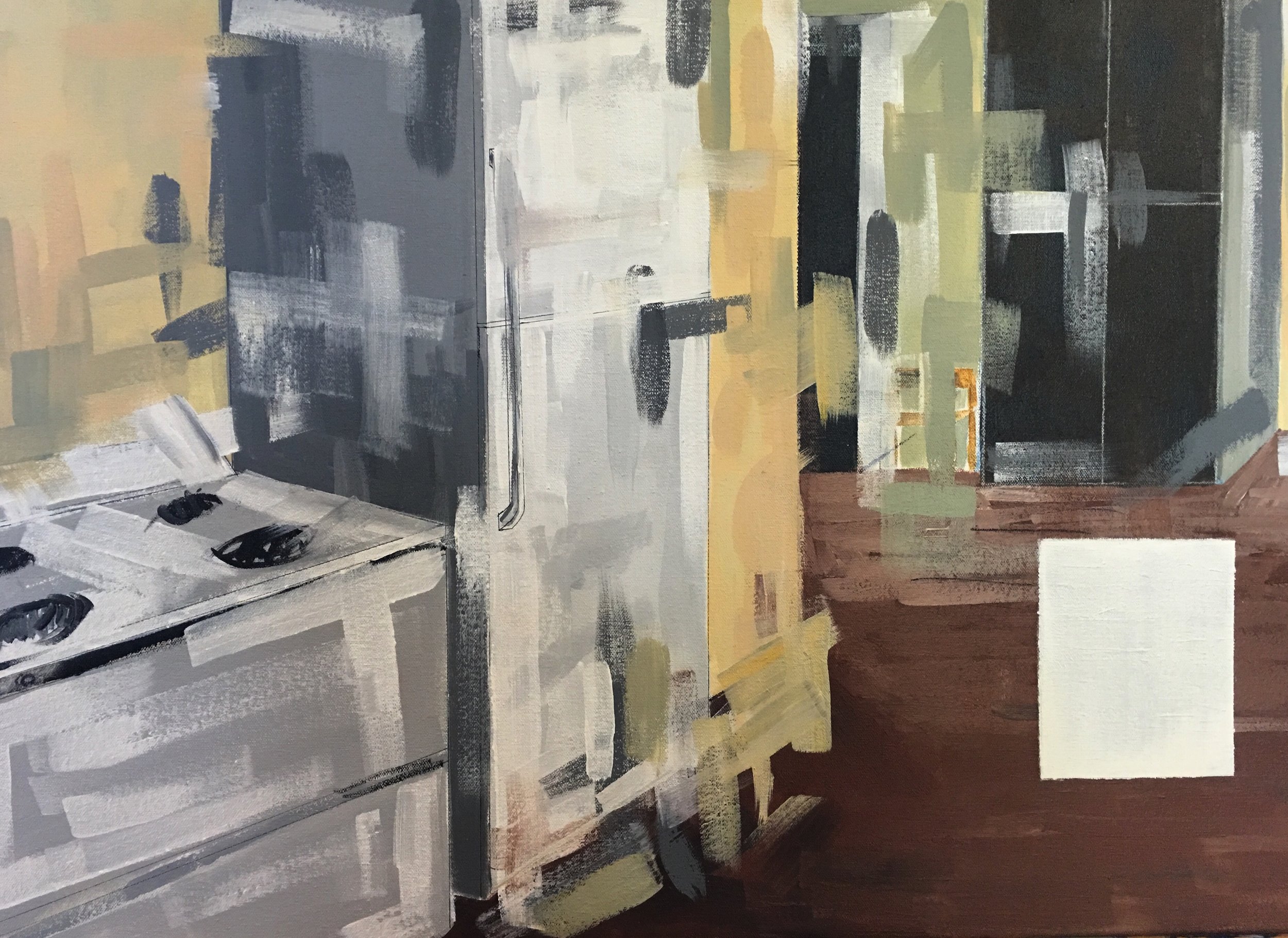    Untitled,   2016  Acrylic on canvas, 24×36 inches 