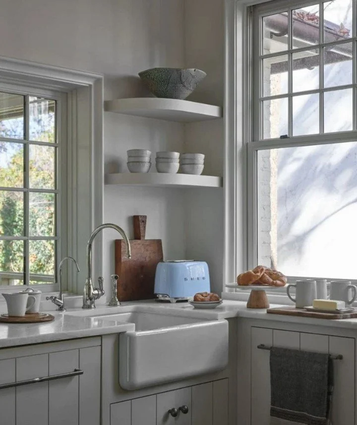 We believe cabinetry sets the tone for a kitchen. In this English Tudor&ndash;inspired residence, classic design meets modern functionality for an ideal blend of practicality and style. 

Architecture: @peterblockarch ⁠
Interior Design: @annaboothint