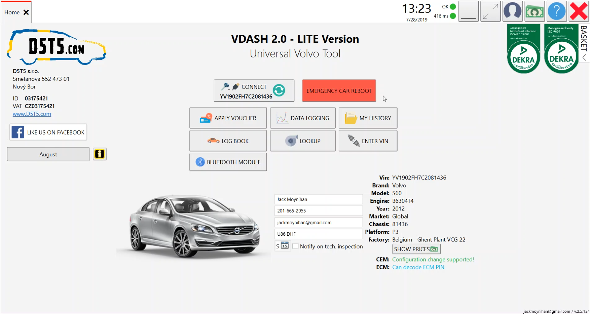 Vdash VDASH Pt. 2 - Cloud Based Car Tuning — NordCarolina
