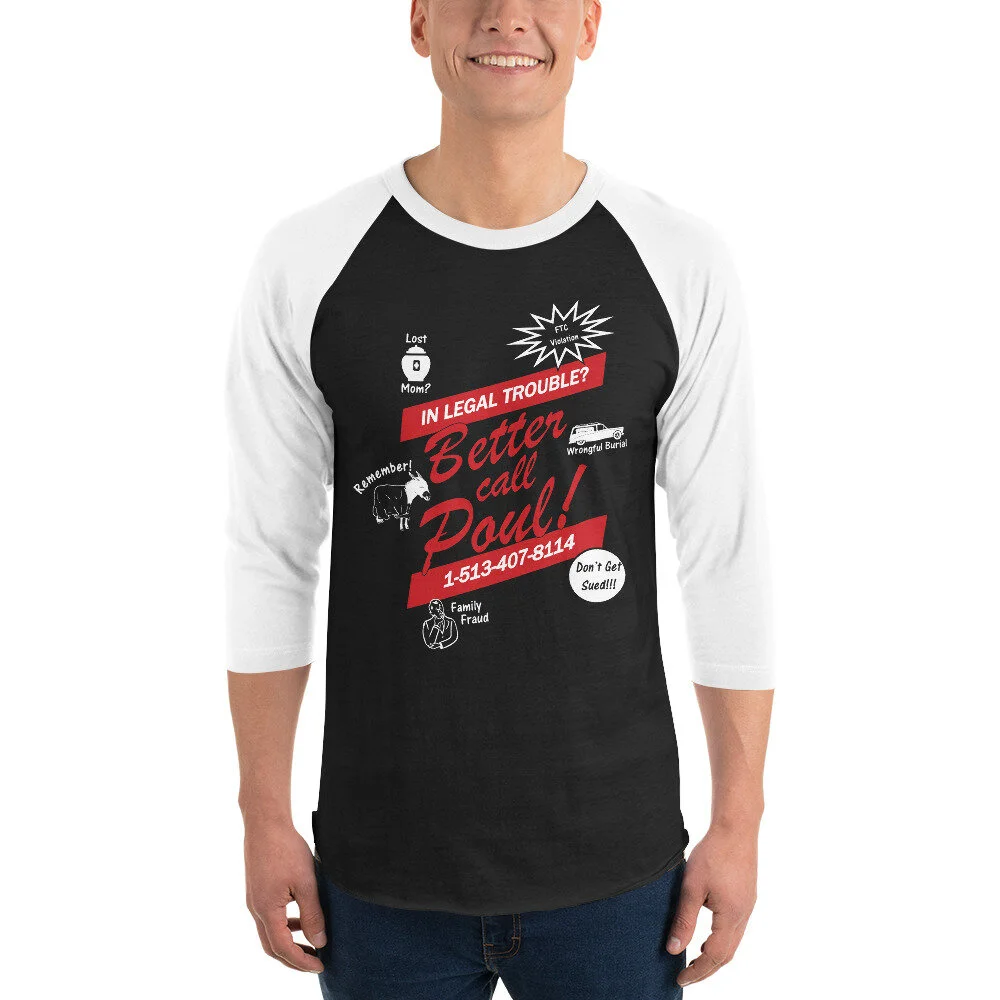 Better Call Poul Baseball T-Shirt