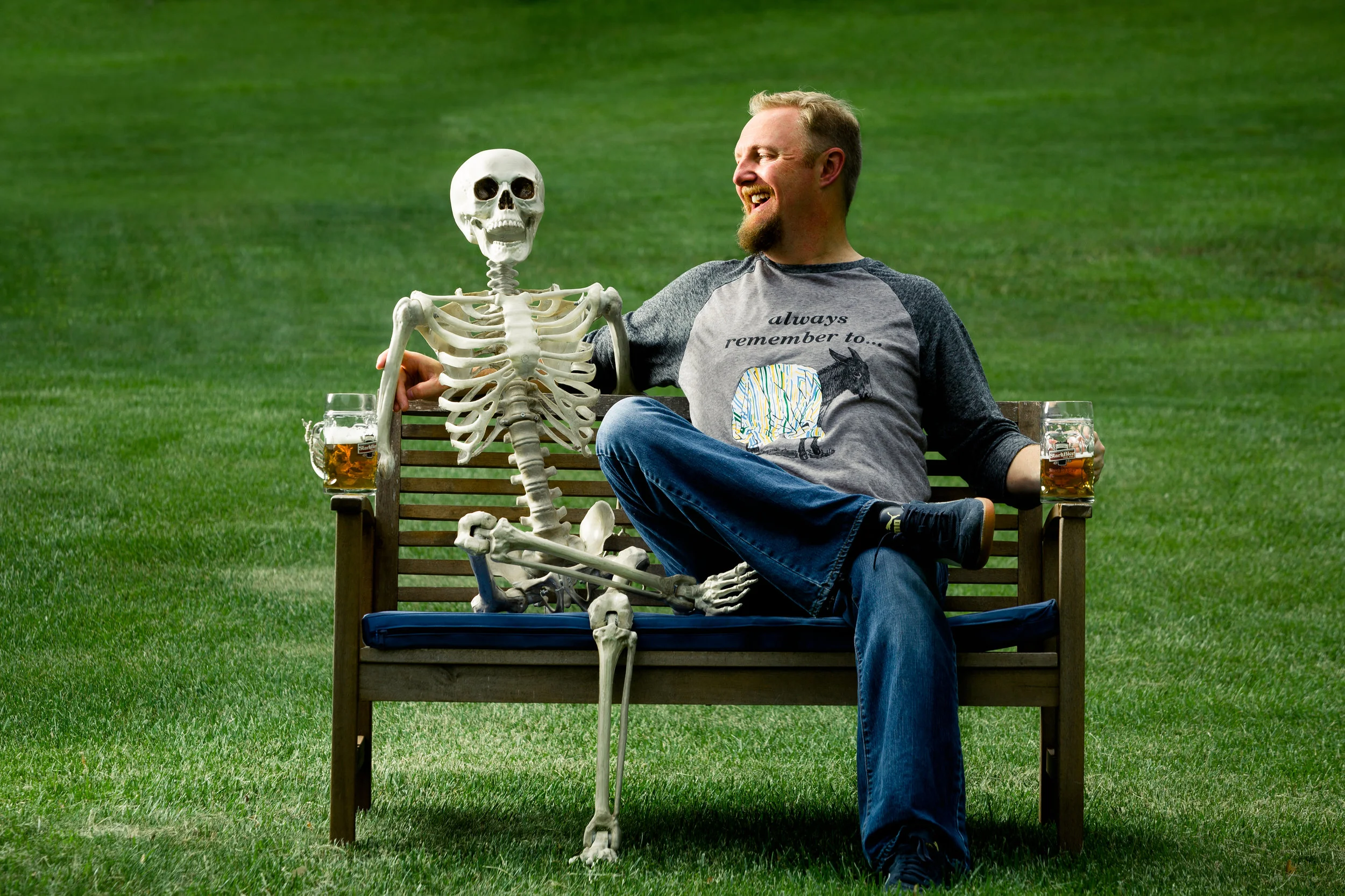 DEATH + LAW = HUMOR It may not seem possible - but Poul uses death and law to make powerful and fun programs