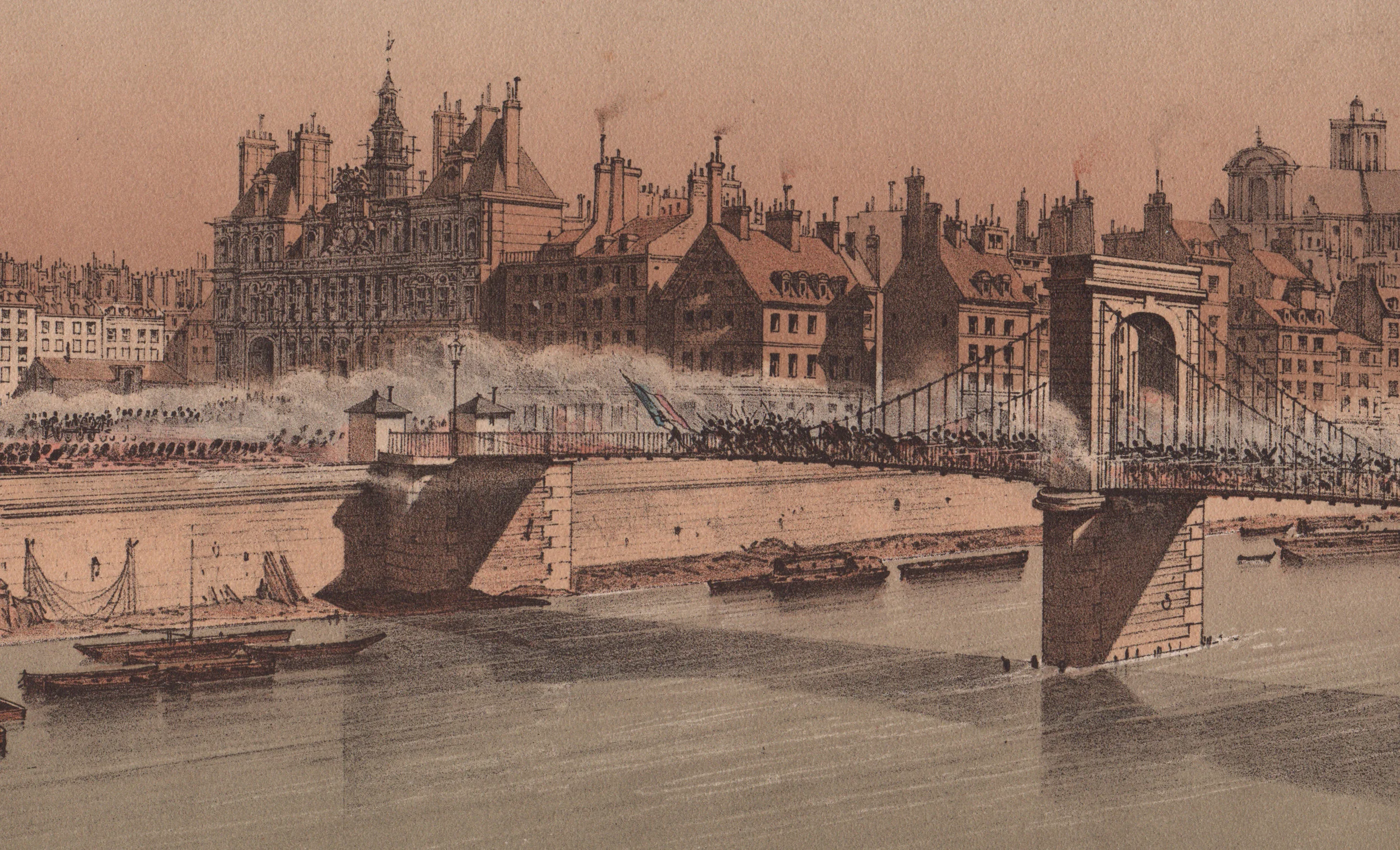 Antique prints of Paris &amp; France