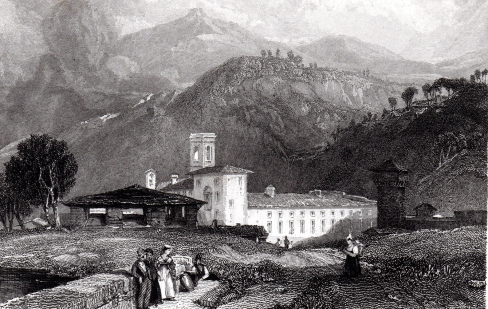 Miscellaneous antique prints of Italy