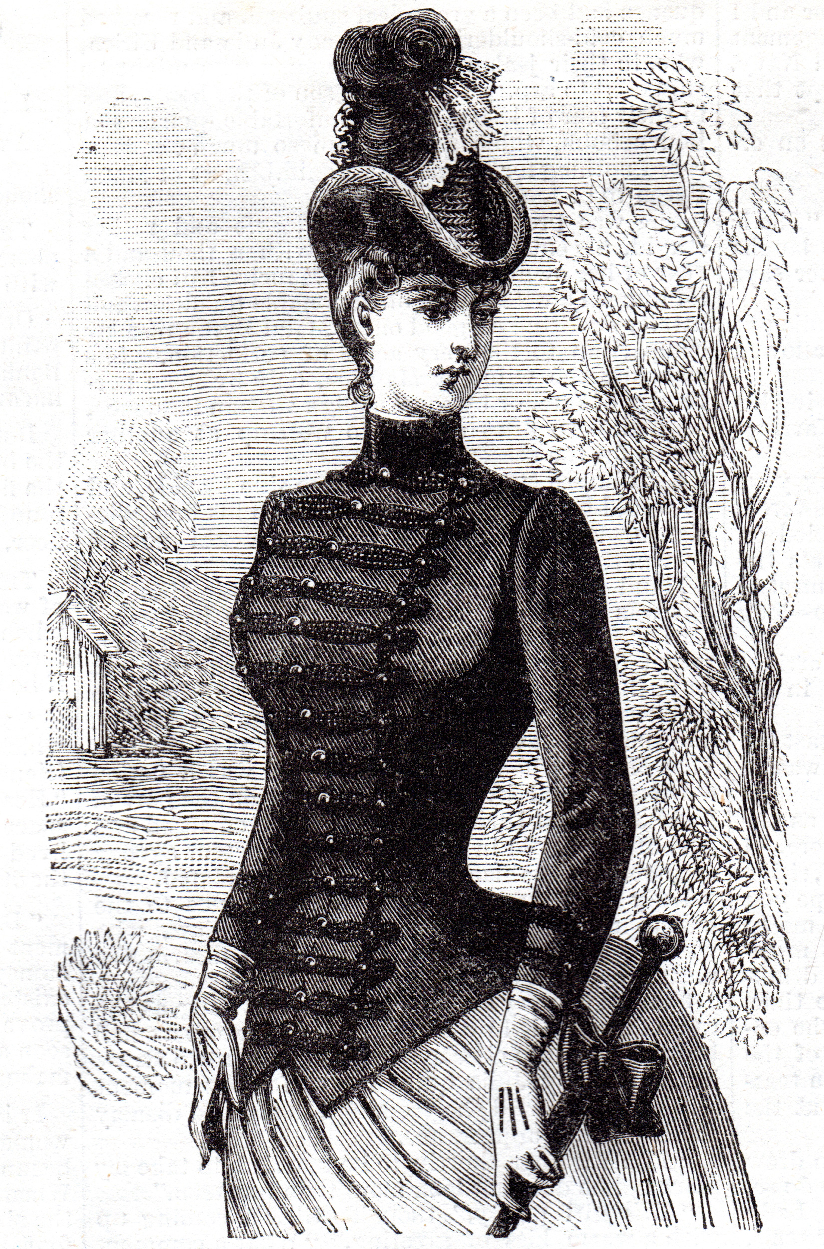 'Victorian' fashion prints, embroidery patterns, etc.